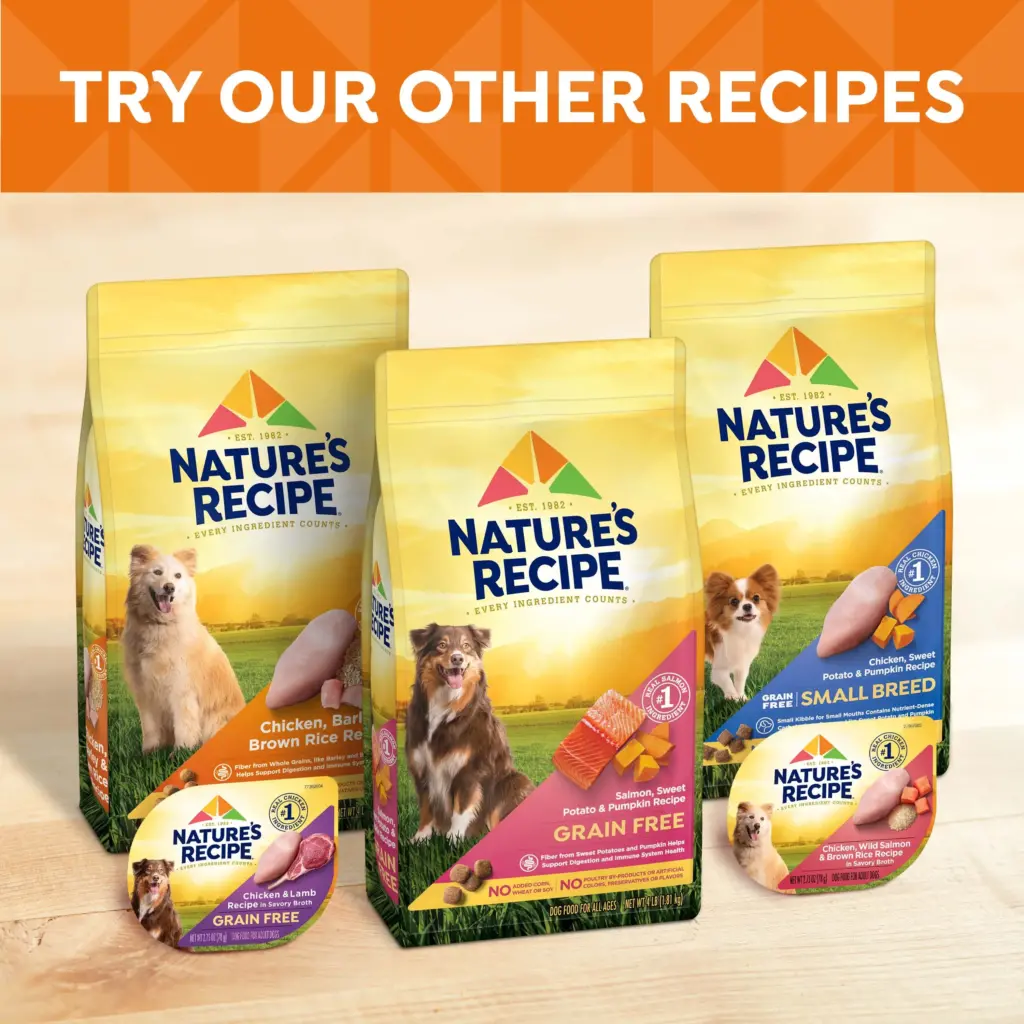 Nature's Recipe Dry and Wet Food Recipes for Dogs
